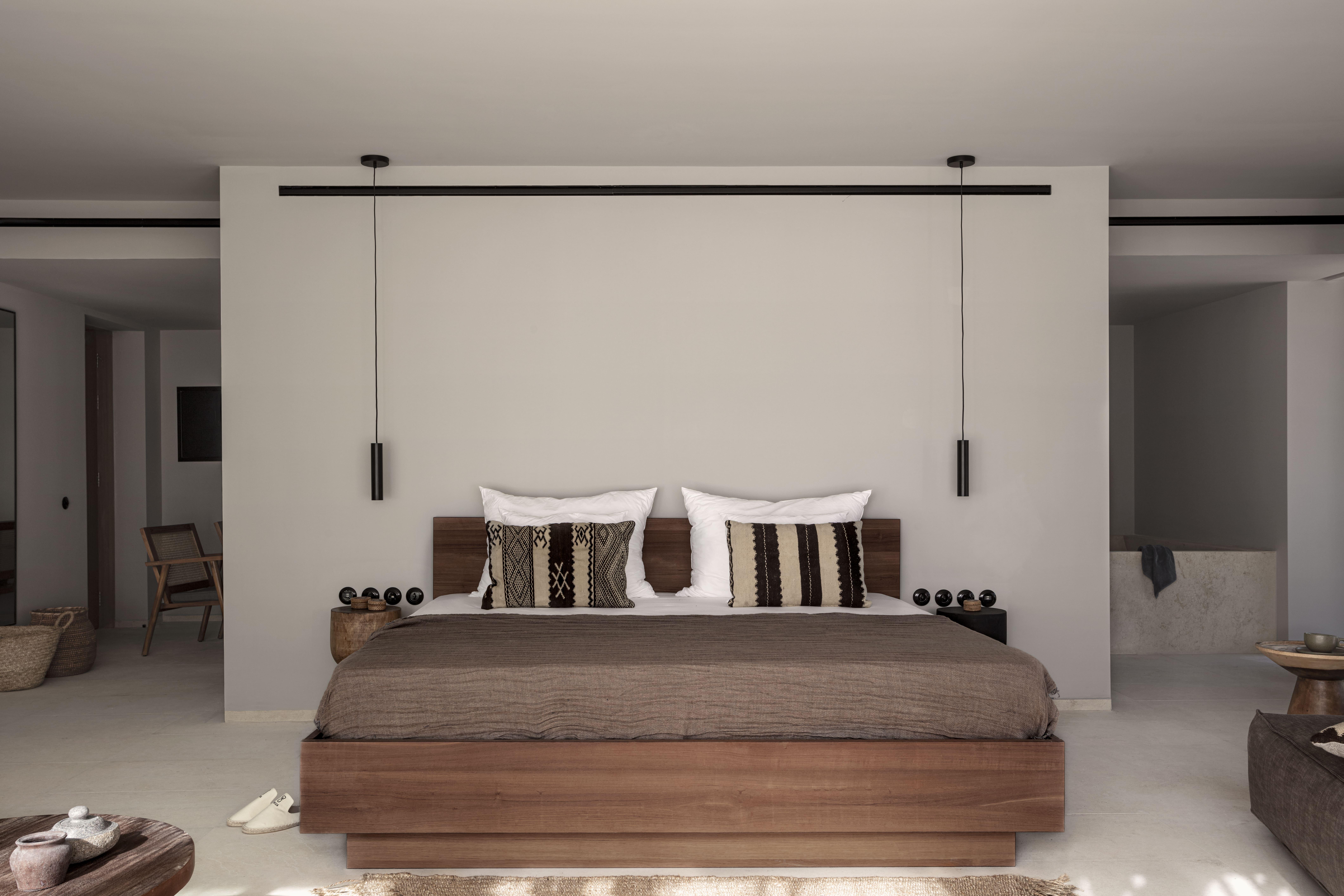 Oku Ibiza (Adults Only) Hotel ซานอันโตนิโอ ภายนอก รูปภาพ A bedroom with a sliding door