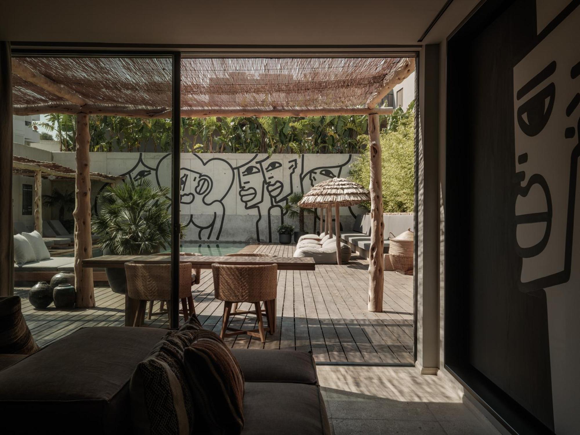 Oku Ibiza (Adults Only) Hotel ซานอันโตนิโอ ภายนอก รูปภาพ The interior of the hotel